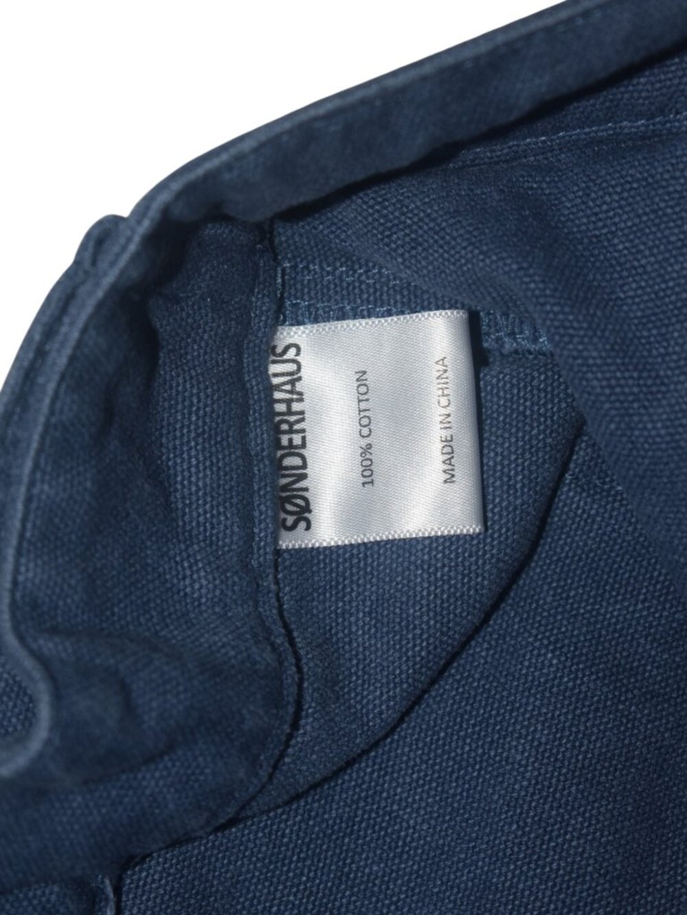 Sonderhaus Daphne Trouser Pants Barrel Shape Knee Patches Blue L - Picture 5 of 9